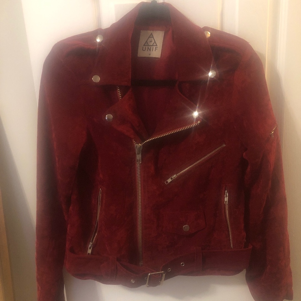 Vintage UNIF sangre moto jacket :medium